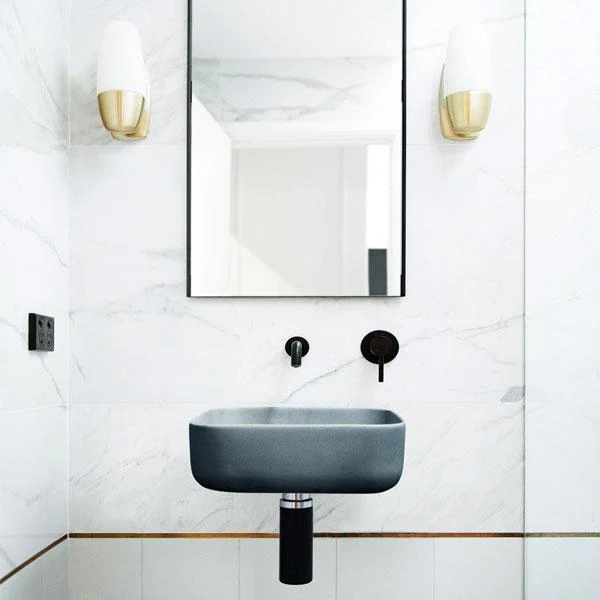 Nood Co Cube Basin Wall Hung - 14 Colours - Image 5