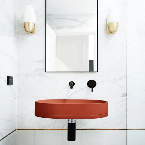 Nood Co Pill Basin Wall Hung - 14 Colours - Image 9