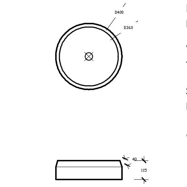 Nood Co Prism Basin Circle Surface Mount - 14 Colours - Image 17