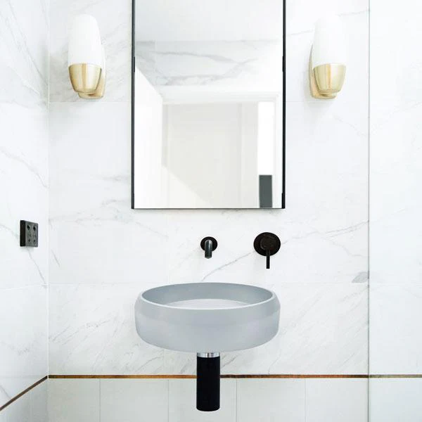 Nood Co Prism Basin Circle Wall Hung - 14 Colours - Image 11