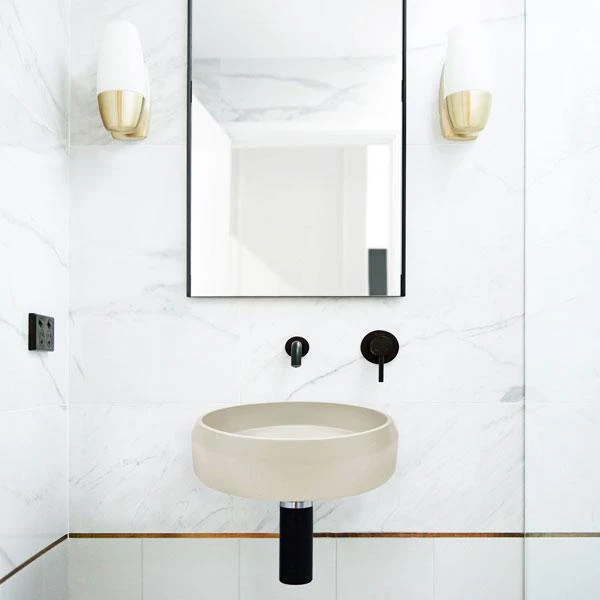 Nood Co Prism Basin Circle Wall Hung - 14 Colours - Image 12