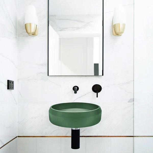 Nood Co Prism Basin Circle Wall Hung - 14 Colours - Image 14