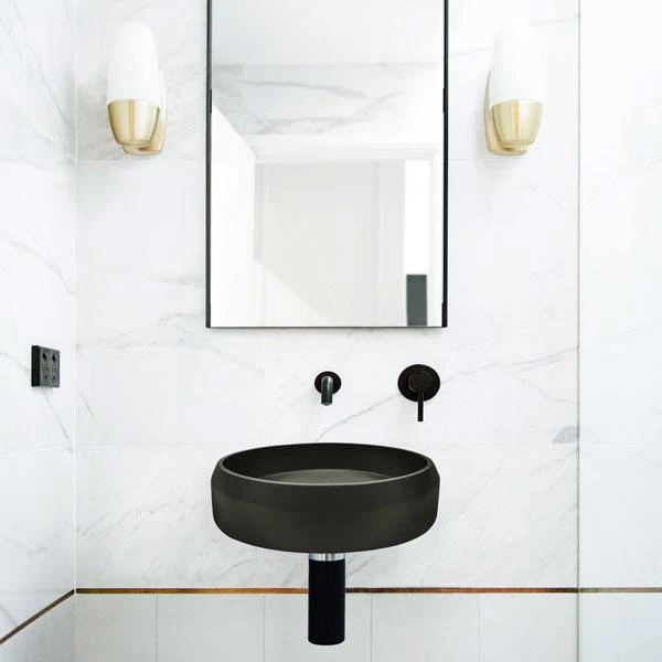 Nood Co Prism Basin Circle Wall Hung - 14 Colours - Image 2