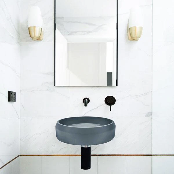Nood Co Prism Basin Circle Wall Hung - 14 Colours - Image 4