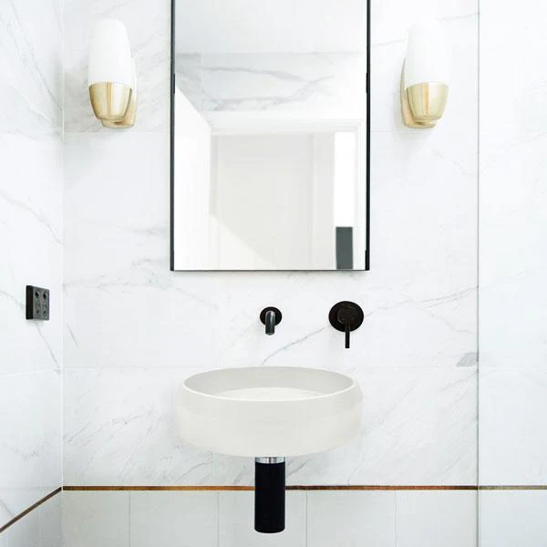 Nood Co Prism Basin Circle Wall Hung - 14 Colours - Image 6
