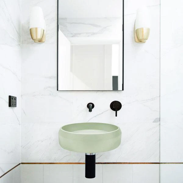 Nood Co Prism Basin Circle Wall Hung - 14 Colours - Image 8