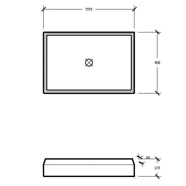 Nood Co Prism Basin Rectangle Surface Mount - 14 Colours - Image 17
