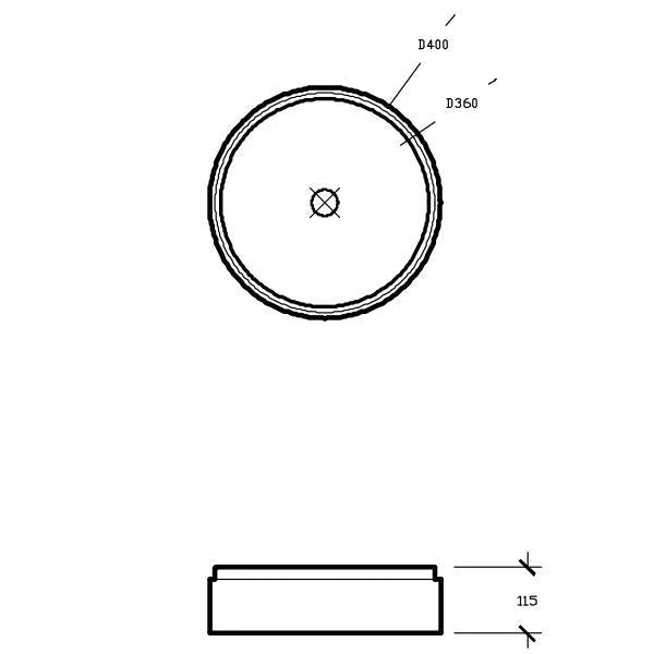 Nood Co Stepp Circle Basin Surface Mount - 14 Colours - Image 17