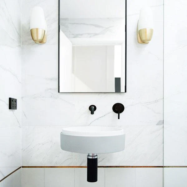 Nood Co Stepp Circle Basin Wall Hung - 14 Colours