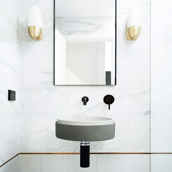 Nood Co Stepp Circle Basin Wall Hung - 14 Colours - Image 13