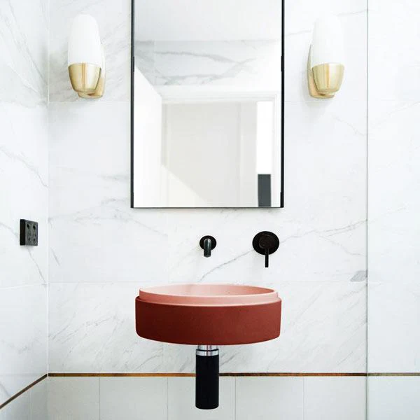 Nood Co Stepp Circle Basin Wall Hung - 14 Colours - Image 9