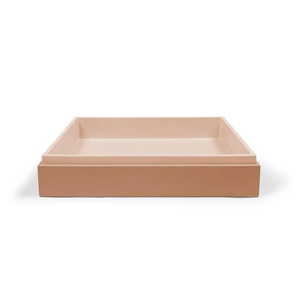 Nood Co Stepp Rectangle Basin Surface Mount - 14 Colours