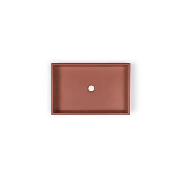 Nood Co Stepp Rectangle Basin Wall Hung - 14 Colours - Image 16