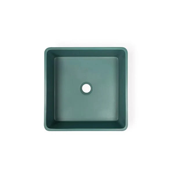 Nood Co Vesl Square Basin Wall Hung - 14 Colours - Image 16