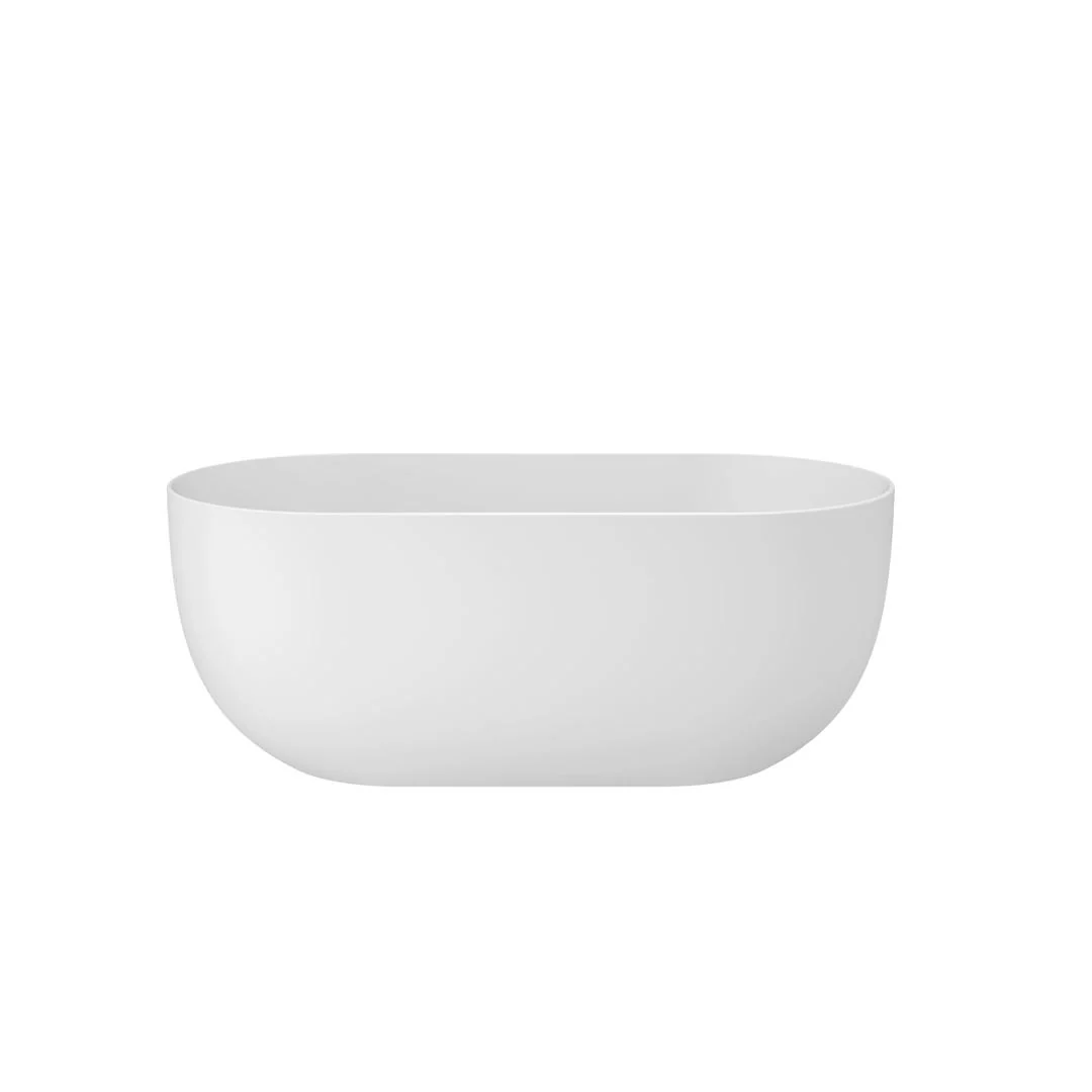 Linsol Nora 1700mm Freestanding Bath - Matte White