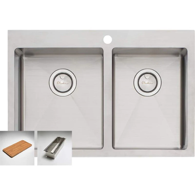 Oliveri Apollo 1 & 3/4 Right Bowl Sink - Image 3