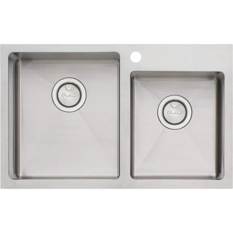Oliveri Apollo 1 & 3/4 Right Offset Bowl Sink