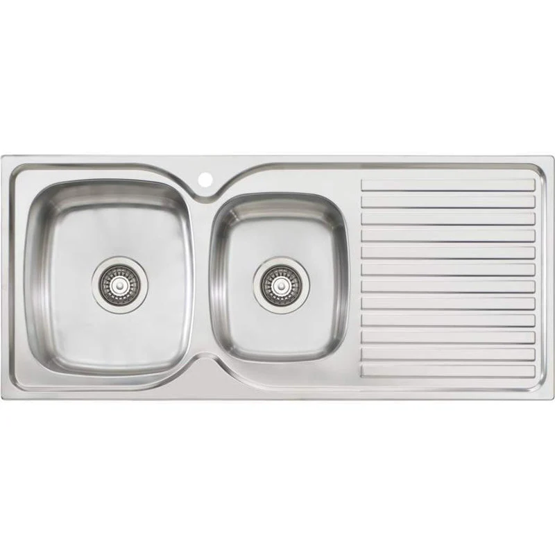 Oliveri Endeavour 1 & 3/4 Bowl Sink Right Hand Drainer