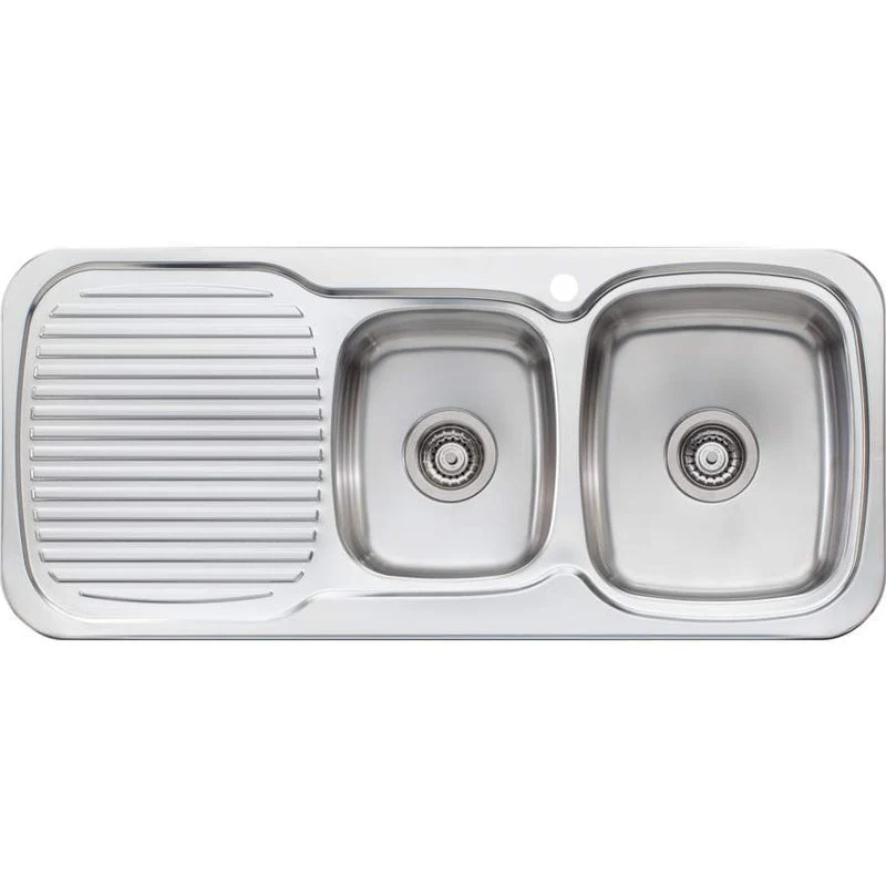 Oliveri Lakeland 1 & 3/4 Bowl Sink With Left Hand Drainer