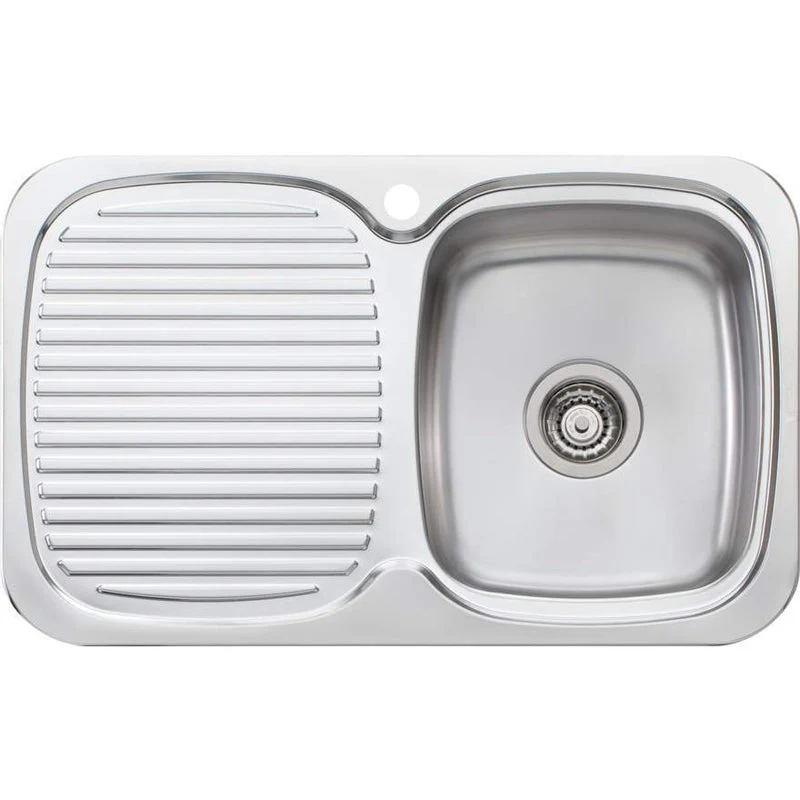 Oliveri Lakeland Single Bowl Sink With Left Hand Drainer