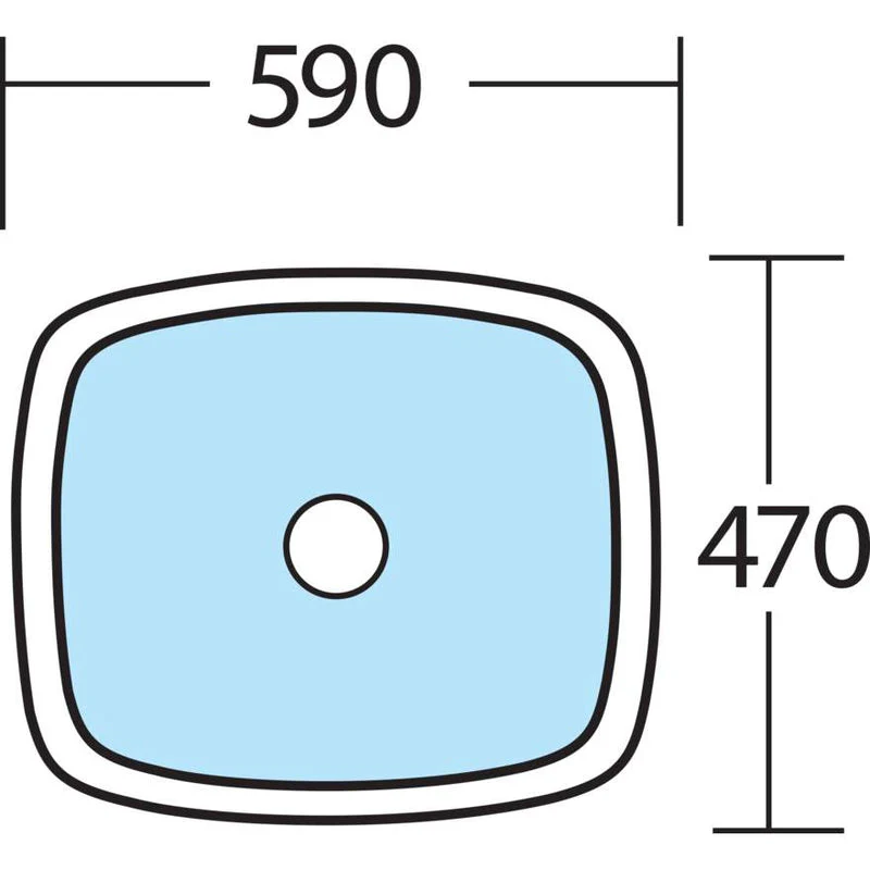 Oliveri Laundry 45L Undermount Tub - Image 2