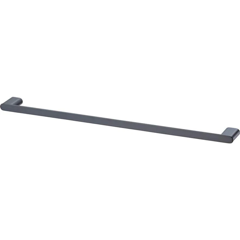 Oliveri Madrid Single Towel Rail 650mm - Black Matte