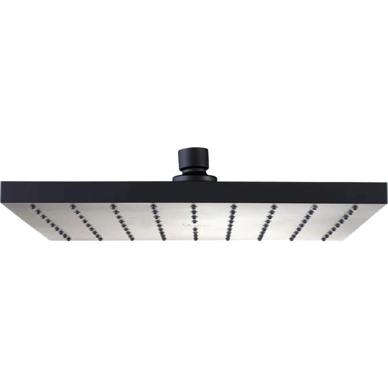 Oliveri Monaco Shower Rose 250mm - Black Matte