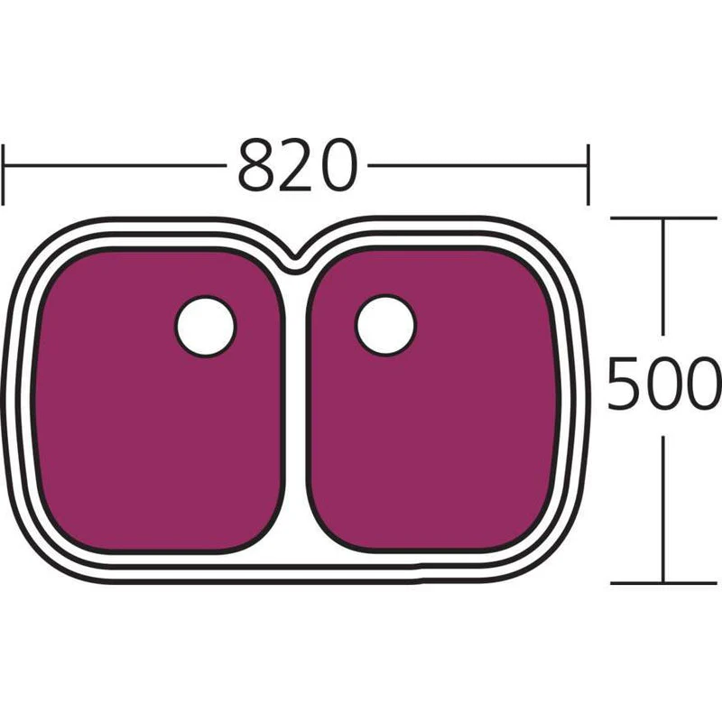 Oliveri Monet Double Bowl Undermount Sink - Image 2