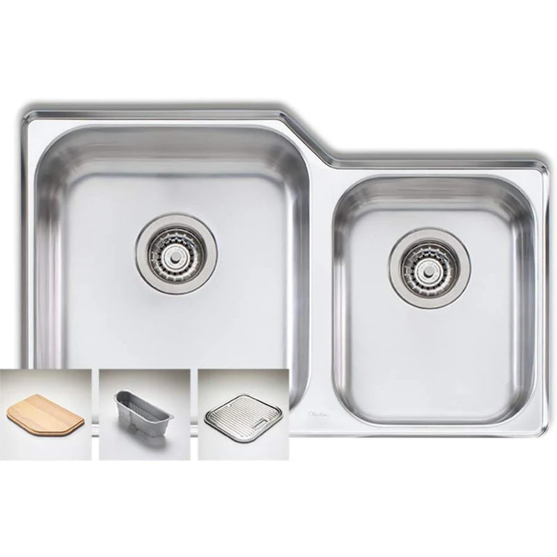 Oliveri Nu-Petite 1 & 3/4 Bowl Undermount Sink Right - Image 3