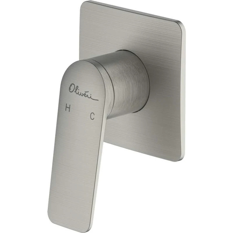 Oliveri Paris Wall Mixer - Brushed Nickel