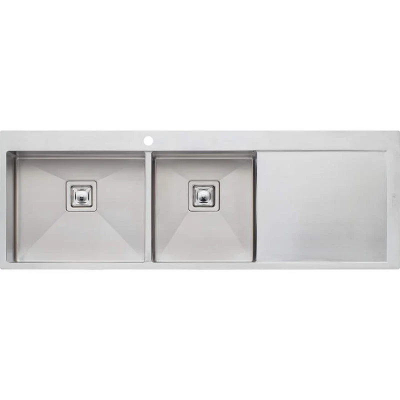 Oliveri Professional Series 1 & 3/4 Bowl Topmount Sink with Right Drainer