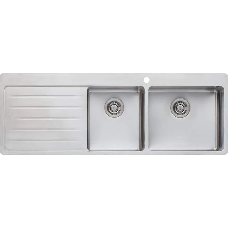 Oliveri Sonetto 1 & 3/4 Bowl Topmount Sink With Left Hand Drainer