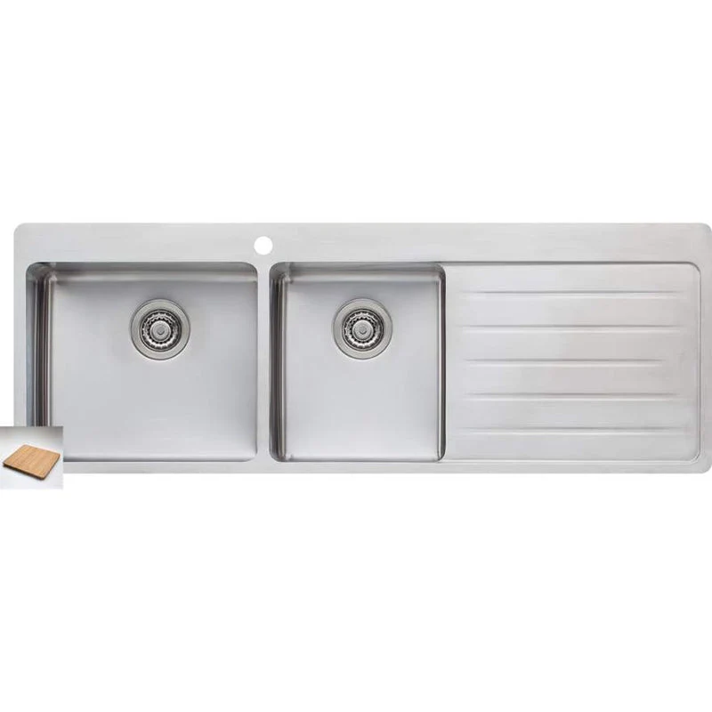 Oliveri Sonetto 1 & 3/4 Bowl Topmount Sink With Left Hand Drainer - Image 3