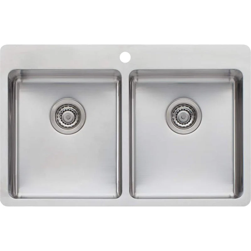 Oliveri Sonetto Double Bowl Topmount Sink