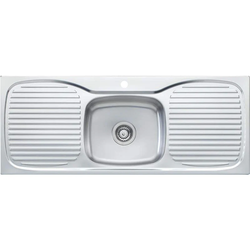 Oliveri Ultraform Single Bowl Sink With Double Drainer
