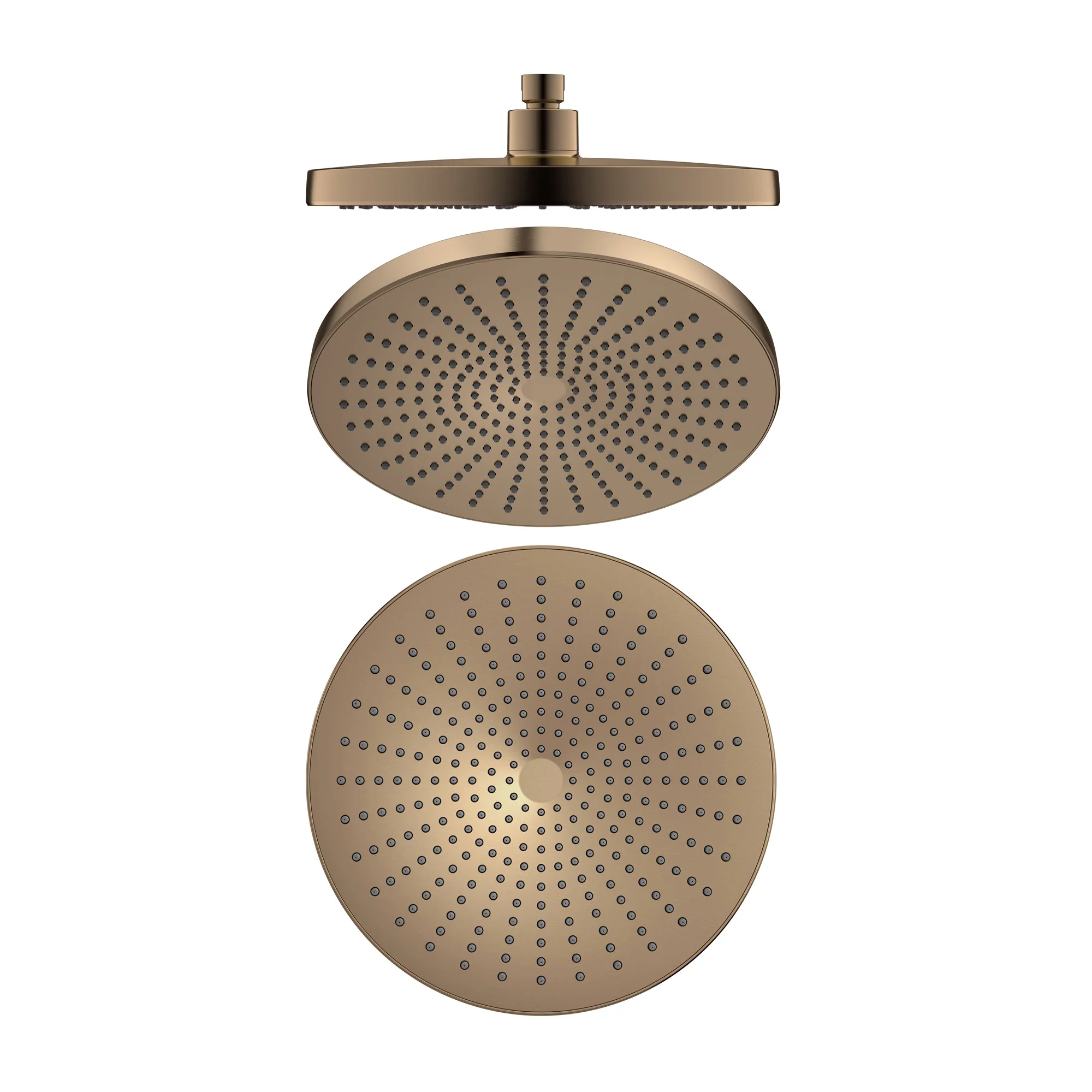 Nero Opal 250mm Shower Head - Brushed Bronze