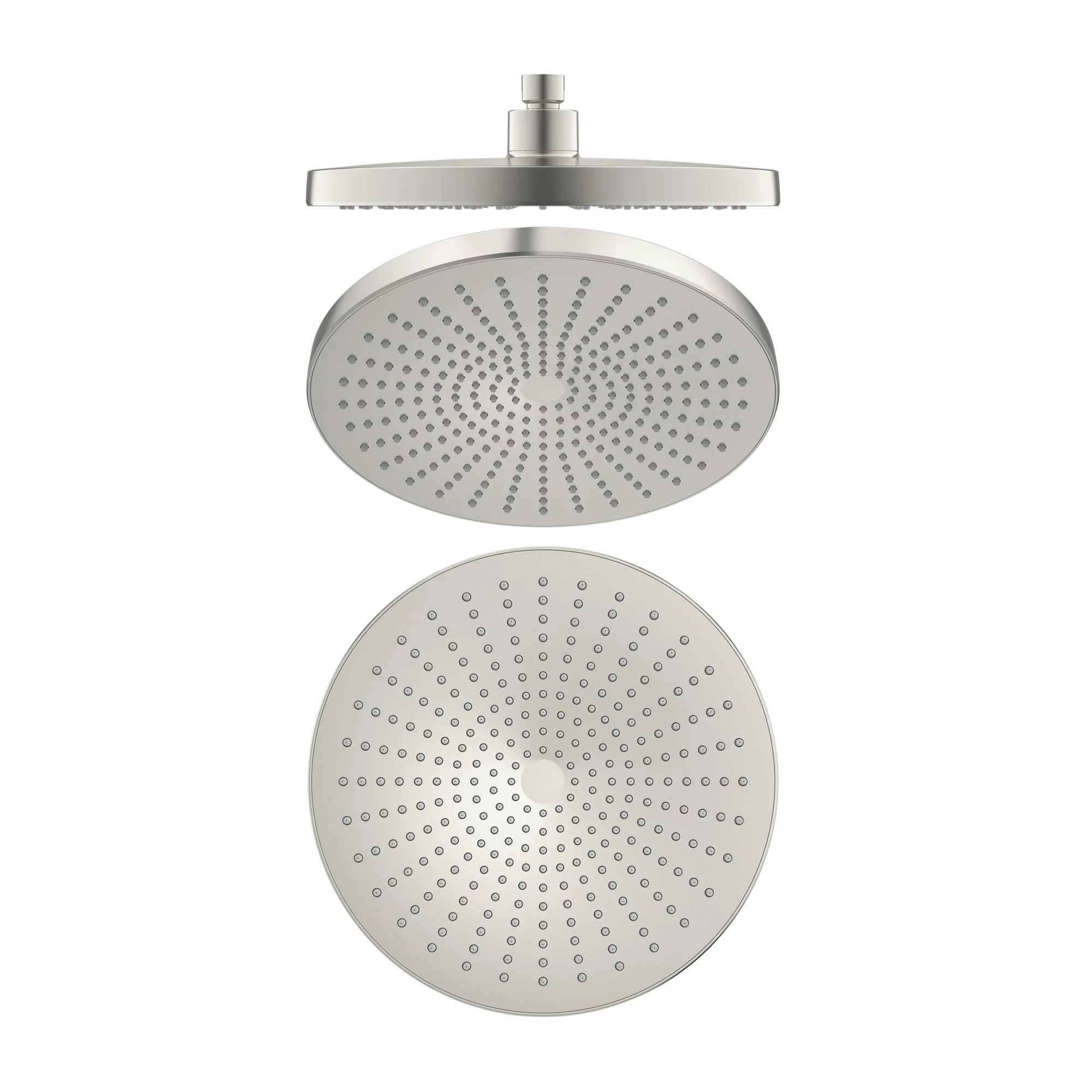 Nero Opal 250mm Shower Head - Brushed Nickel