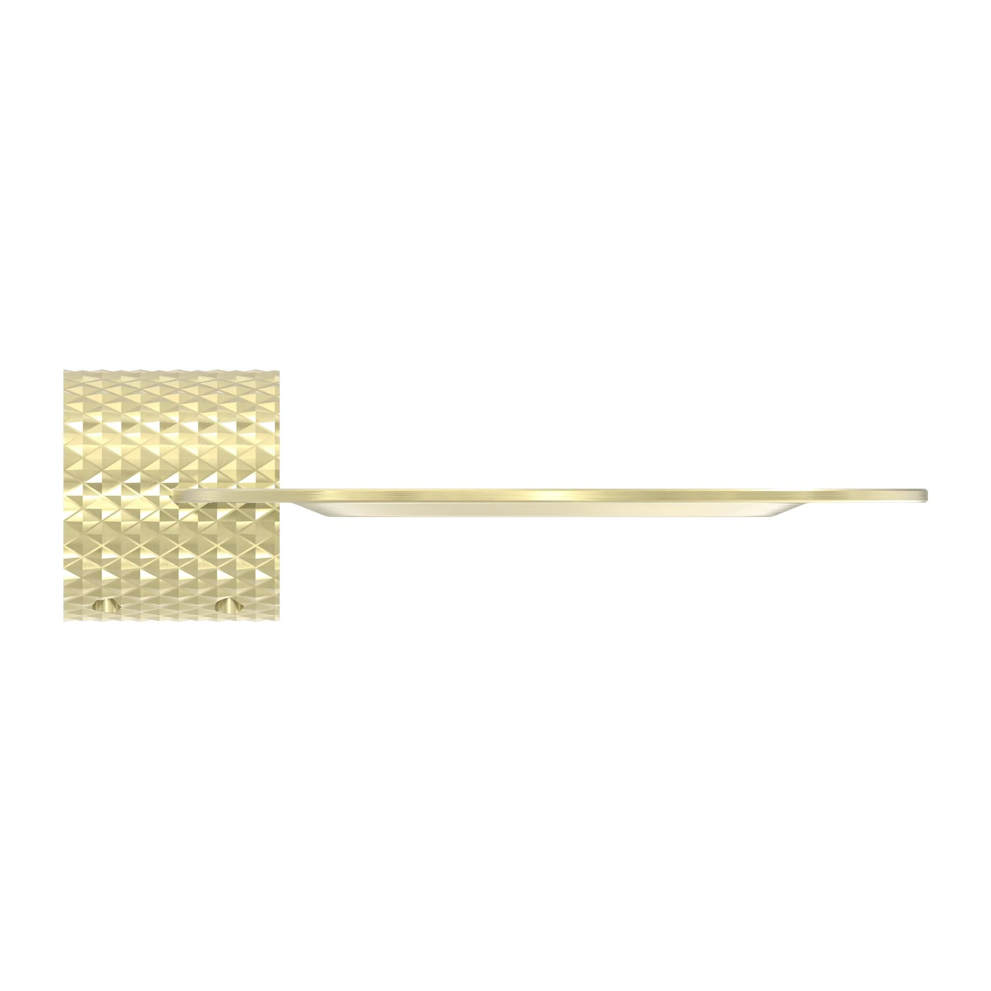 Nero Opal Metal Shower Shelf - Brushed Gold - Image 3