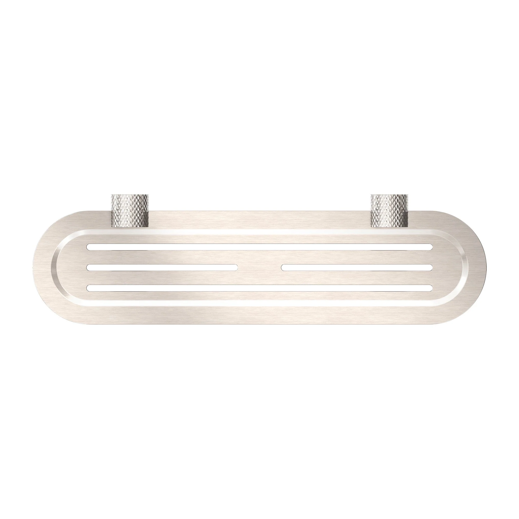 Nero Opal Metal Shower Shelf - Brushed Nickel - Image 2