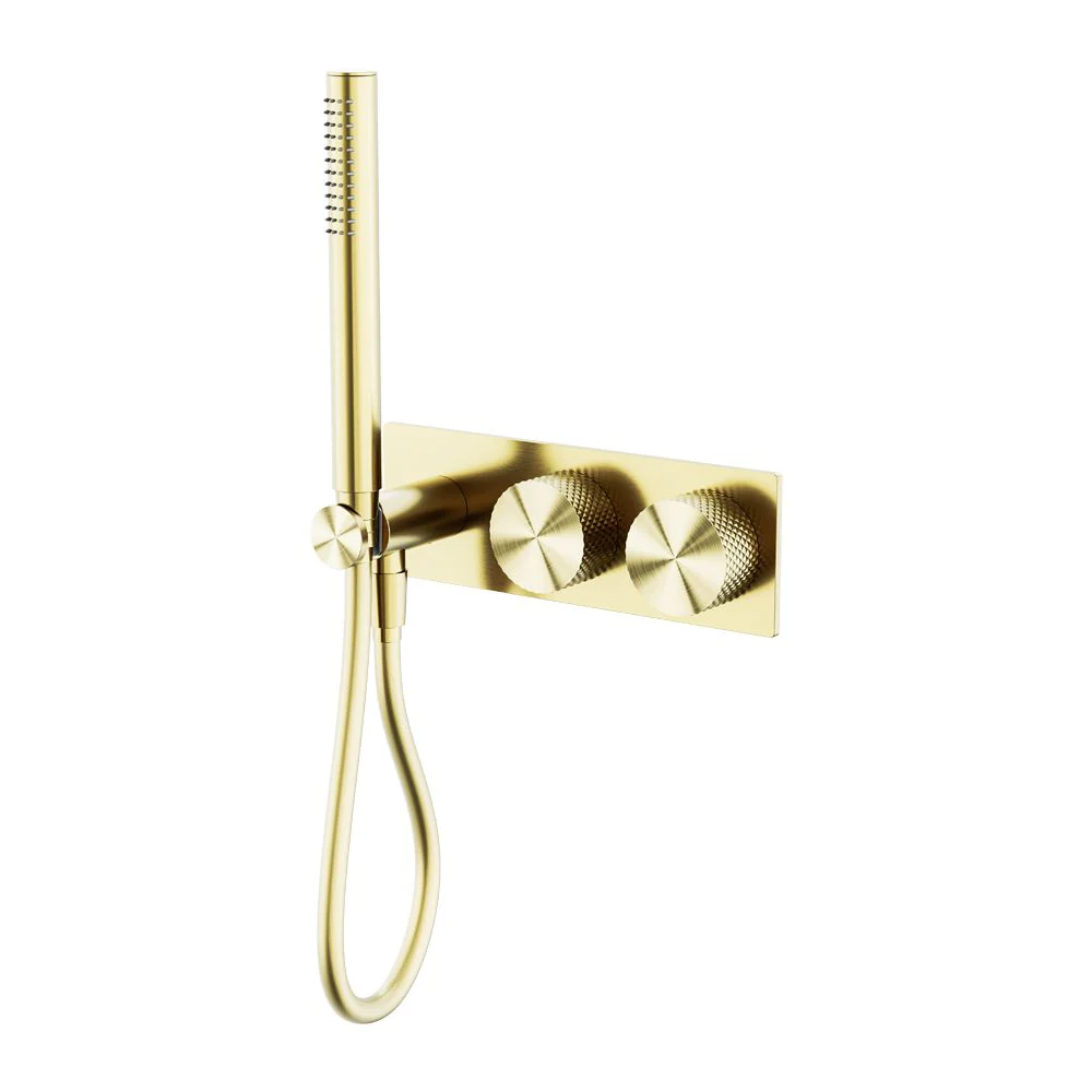 Nero Opal Progressive Shower System - Brushed Gold