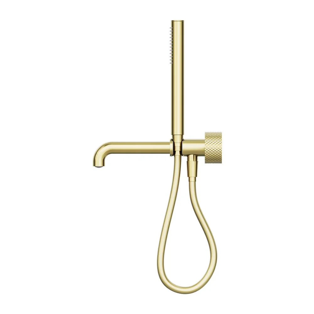 Nero Opal Progressive Shower System Separate Plate With Spout - Brushed Gold - Image 2