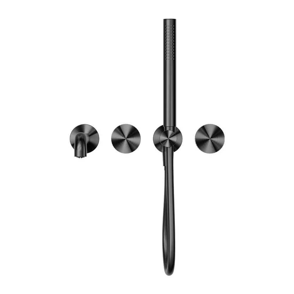 Nero Opal Progressive Shower System Separate Plate With Spout - Graphite - Image 3