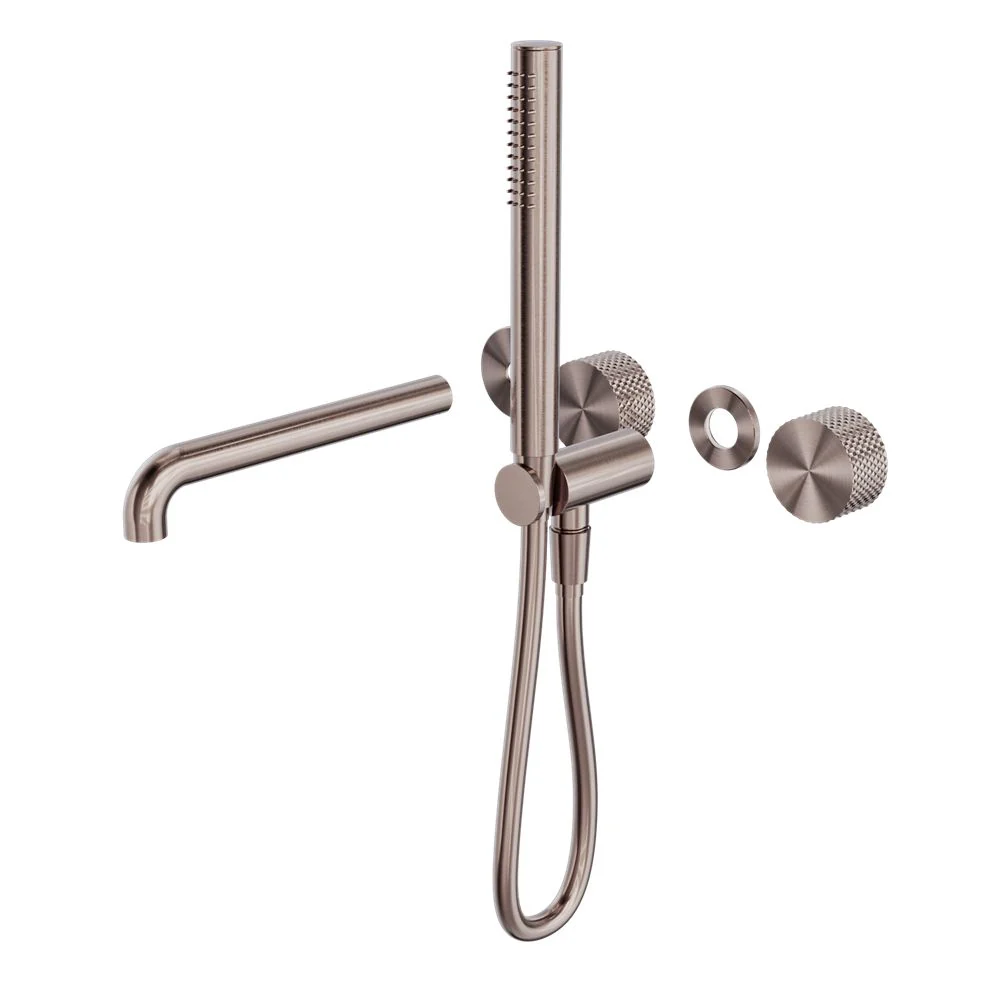 Nero Opal Progressive Shower System Separate Plate With Spout (Trim Kit Only) - Brushed Bronze