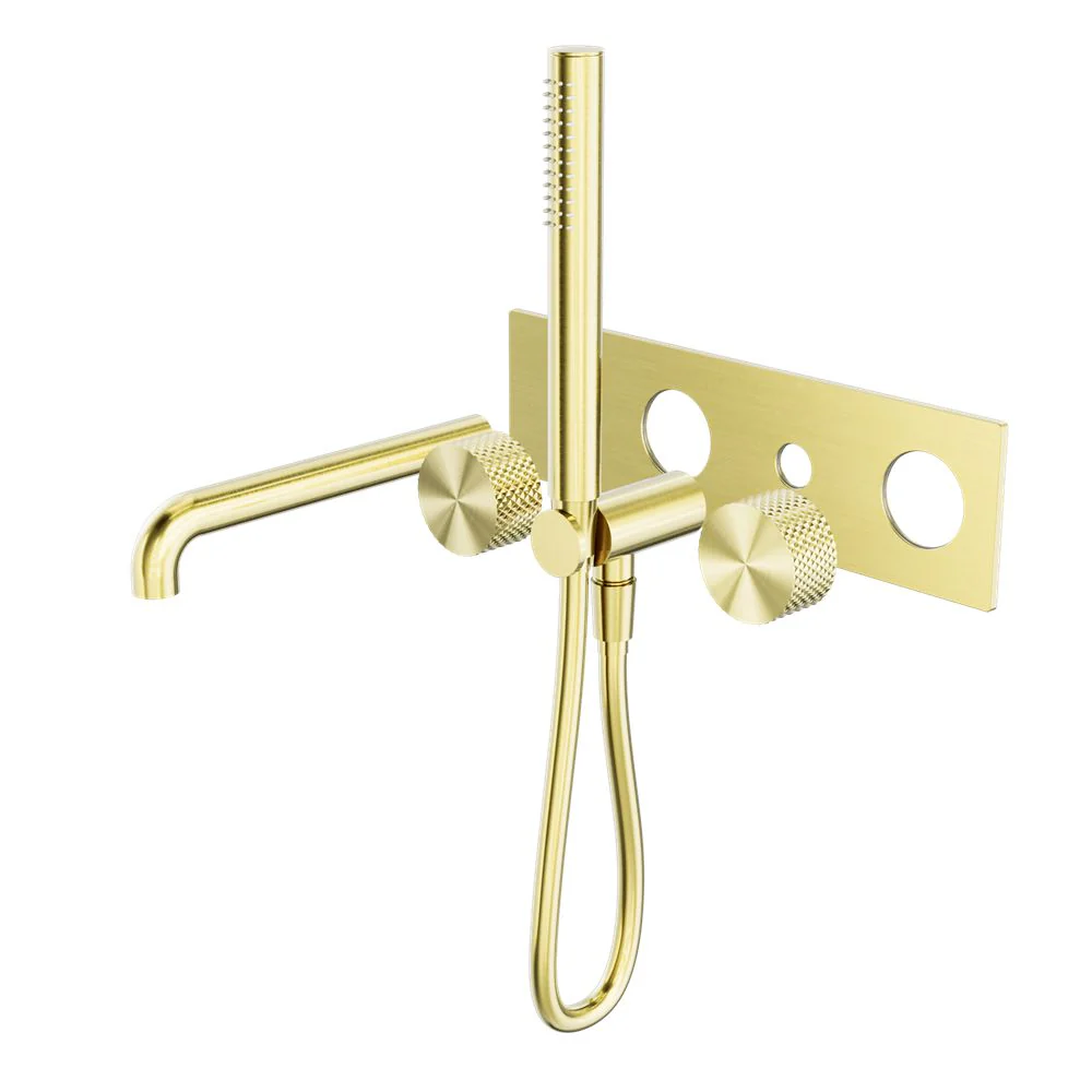 Nero Opal Progressive Shower System With Spout (Trim Kit Only) - Brushed Gold
