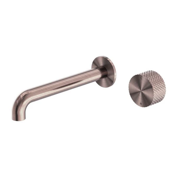 Nero Opal Progressive Wall Basin/Bath Set - Brushed Bronze