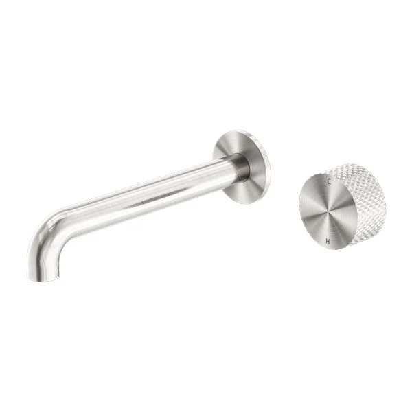 Nero Opal Progressive Wall Basin/Bath Set - Brushed Nickel