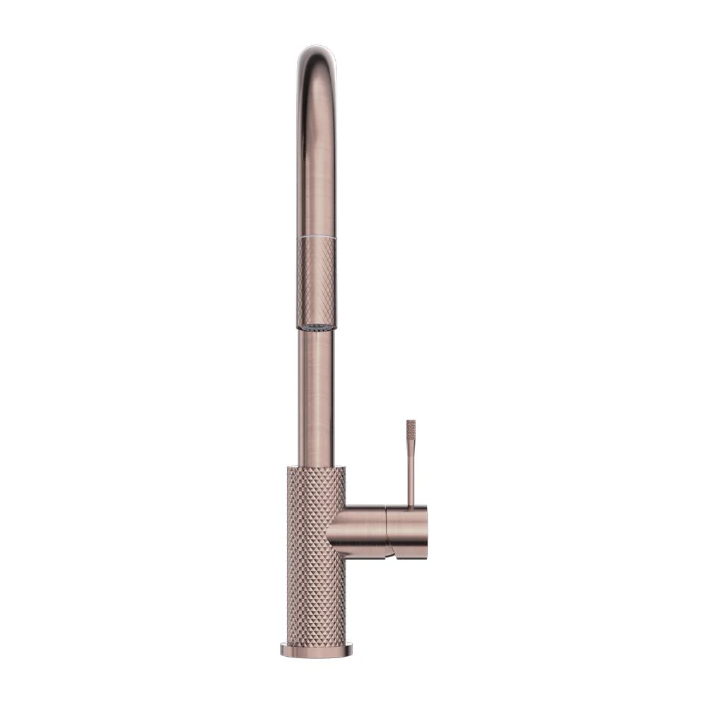 Nero Opal Pull Out Sink Mixer With Vegie Spray Function - Brushed Bronze - Image 3