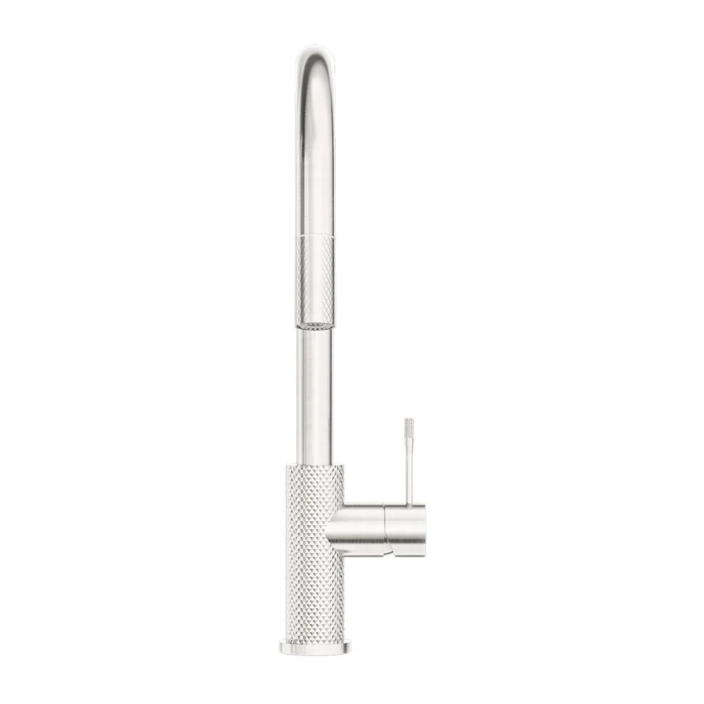 Nero Opal Pull Out Sink Mixer With Vegie Spray Function - Brushed Nickel - Image 3
