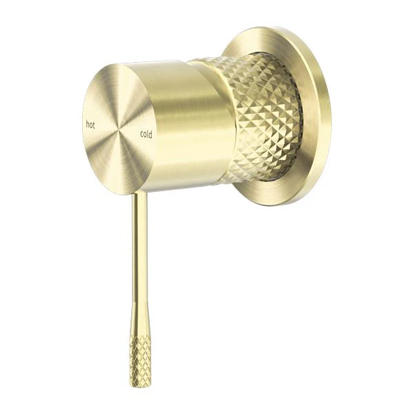 Nero Opal Shower Mixer 60mm Plate - Brushed Gold