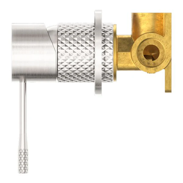 Nero Opal Shower Mixer 60mm Plate - Brushed Nickel - Image 2
